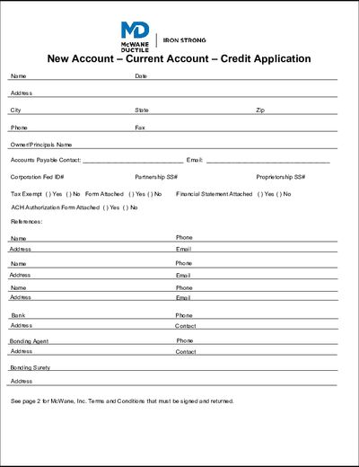 Applications - McWane Ductile - Iron Strong