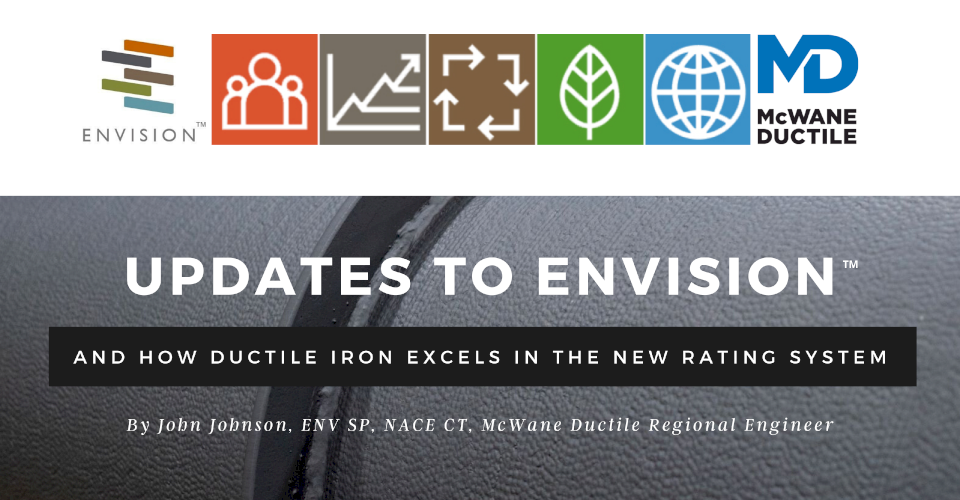 Updates to Envision® and How Ductile Iron Excels in The New Rating System