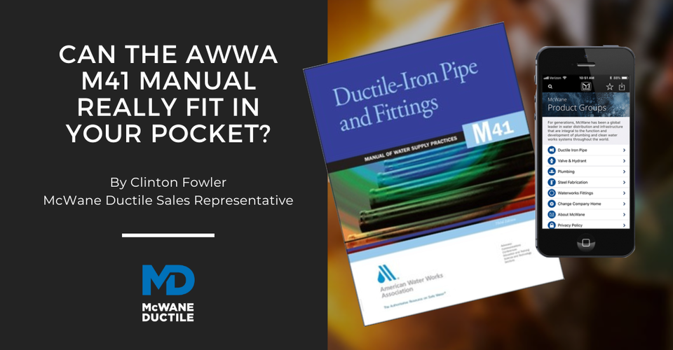 Can the AWWA M41 Manual Really Fit in Your Pocket?