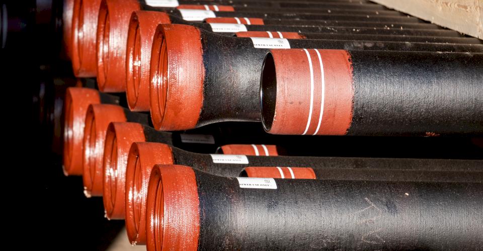 Bundled Protecto 401 lined pipe