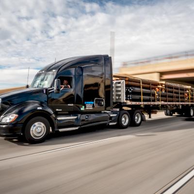 Loads are restricted by safe height requirements.