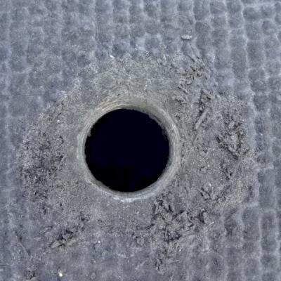 A direct tap hole.