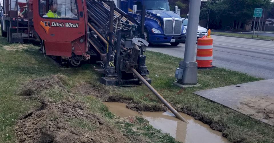 400 feet of 8-inch TR Flex® Ductile iron pipe is installed using HDD.