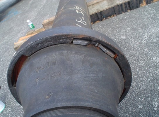 Completed joint assembly.