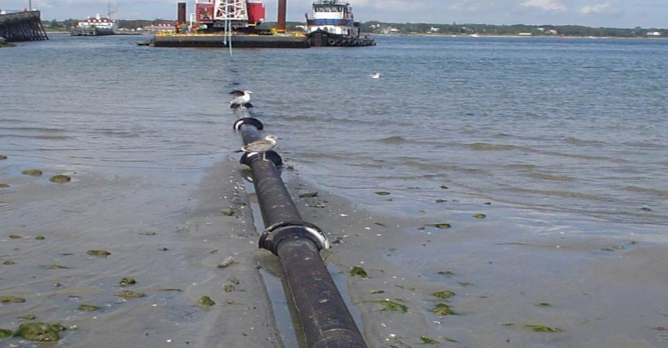 Ball & Socket pipe installation.