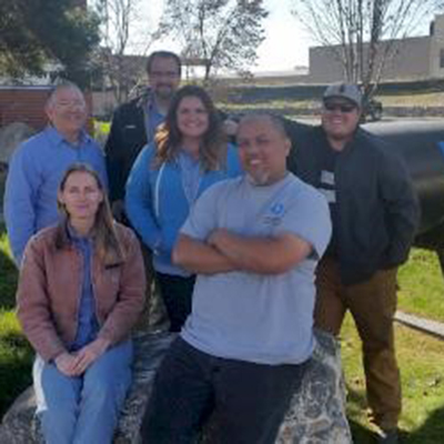 Pictured: McWane Ductile-Utah's Louis Shell, Davy Crockett, Afton Whiting, Roland Irvin; front row left to right: Holly Hurst, Rick Strickland. 2016 P2C 1st Place Winners for Refractory Consolidation and Controls.