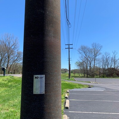 The City of Danville, VA, purchased 43 Ductile iron poles for a hydroline upgrade, 2021.