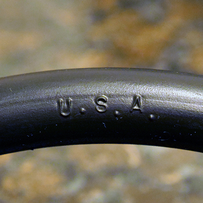The country of origin is molded into gasket.