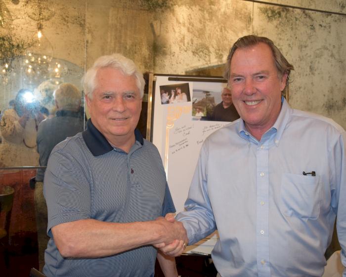 Pictured L-R: Jim Hansen and Phillip McWane