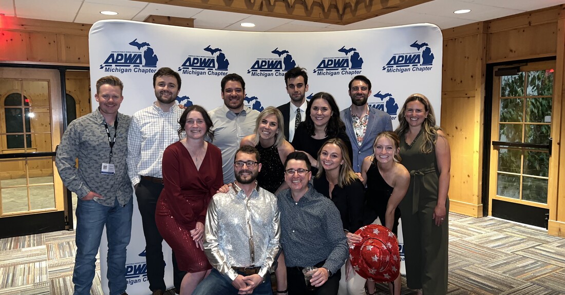 Colleagues and peers gather at APWA - Michigan event.