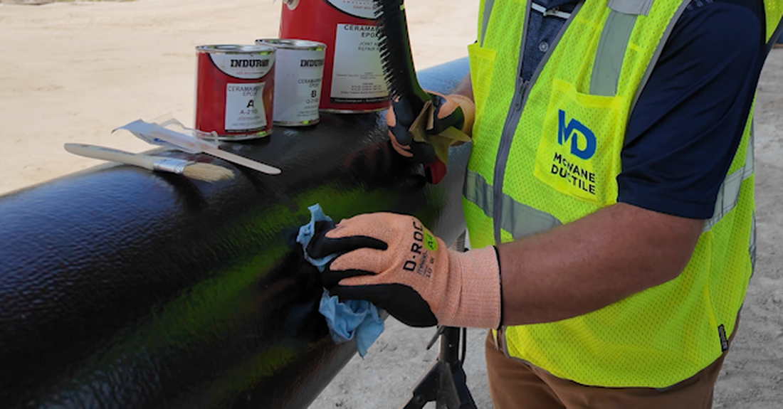 Clean the surface with a rag.